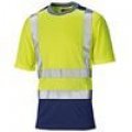 Dickies High visibility two-tone t-shirt Saturn Yellow/ Navy